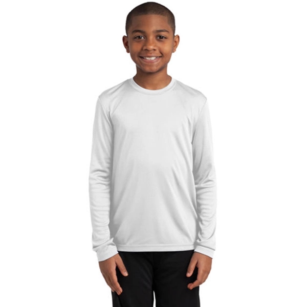 Sport-Tek Youth Long Sleeve PosiCharge Competitor Tee - Sport-Tek Youth Long Sleeve PosiCharge Competitor Tee - Image 18 of 18