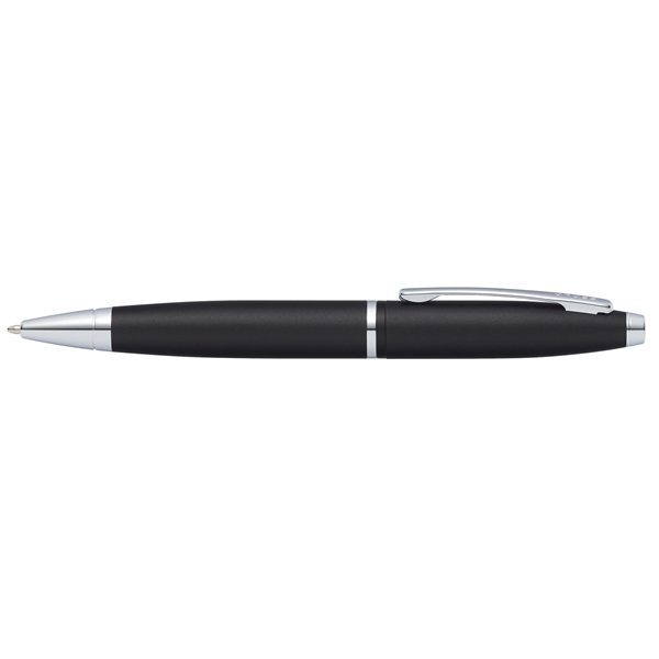 Calais Matte Black Ballpoint Pen Chrome Plated appointments - Calais Matte Black Ballpoint Pen Chrome Plated appointments - Image 0 of 2