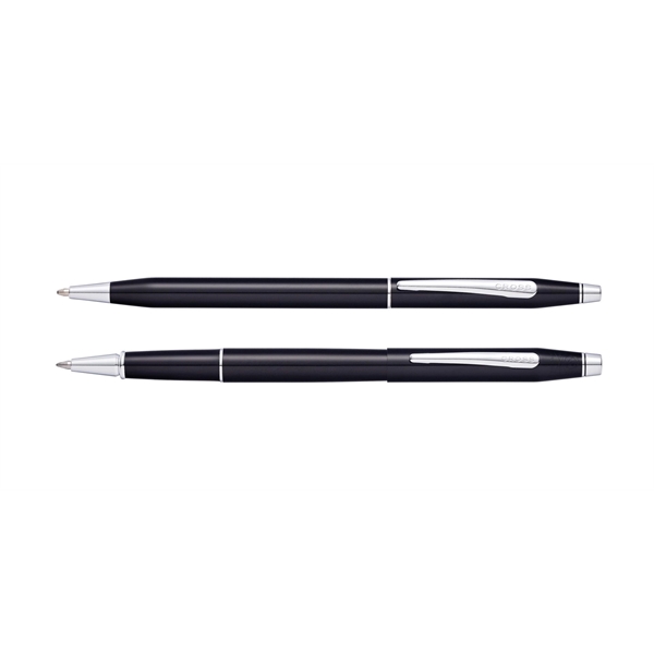 Classic Century Black Lacquer Ballpoint and Rollerball Set - Classic Century Black Lacquer Ballpoint and Rollerball Set - Image 0 of 3