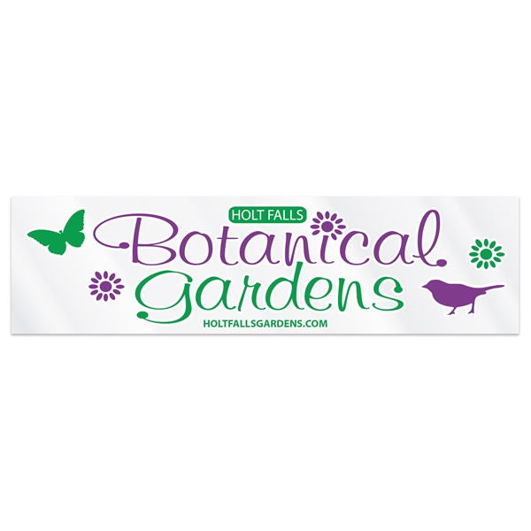 Clear Polyester Rectangle Bumper Sticker (2 1/2"x9 1/4") - Clear Polyester Rectangle Bumper Sticker (2 1/2"x9 1/4") - Image 0 of 0