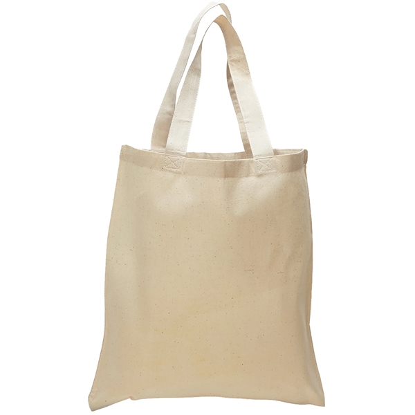5.5 oz. Economy Cotton Canvas Tote Bag - 5.5 oz. Economy Cotton Canvas Tote Bag - Image 9 of 21