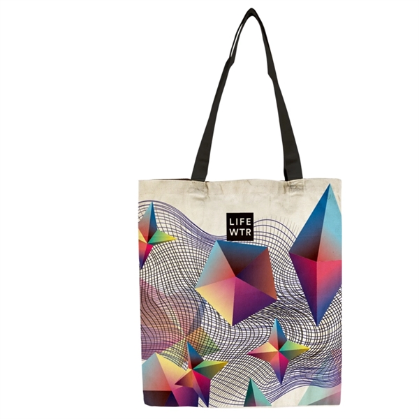 Flat Vibrant 9oz Cotton Canvas Tote Bag - Flat Vibrant 9oz Cotton Canvas Tote Bag - Image 13 of 15