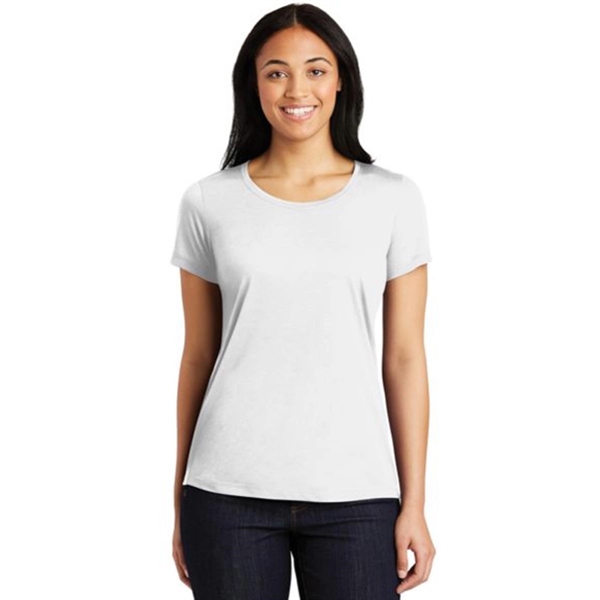 Sport-Tek Ladies Cotton Touch Scoop Neck Tee - Sport-Tek Ladies Cotton Touch Scoop Neck Tee - Image 11 of 11