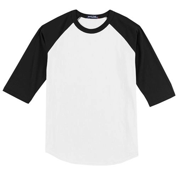 Sport-Tek Colorblock Raglan Jersey - Dark/All - Sport-Tek Colorblock Raglan Jersey - Dark/All - Image 7 of 18