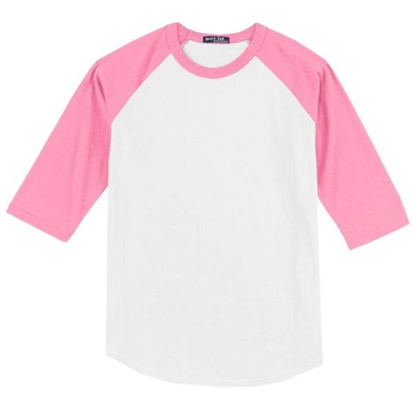 Sport-Tek Colorblock Raglan Jersey - Dark/All - Sport-Tek Colorblock Raglan Jersey - Dark/All - Image 10 of 18