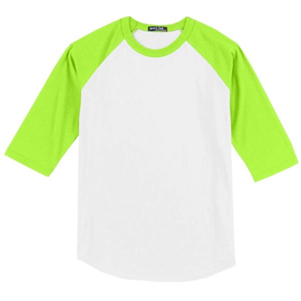 Sport-Tek Colorblock Raglan Jersey - Dark/All - Sport-Tek Colorblock Raglan Jersey - Dark/All - Image 12 of 18
