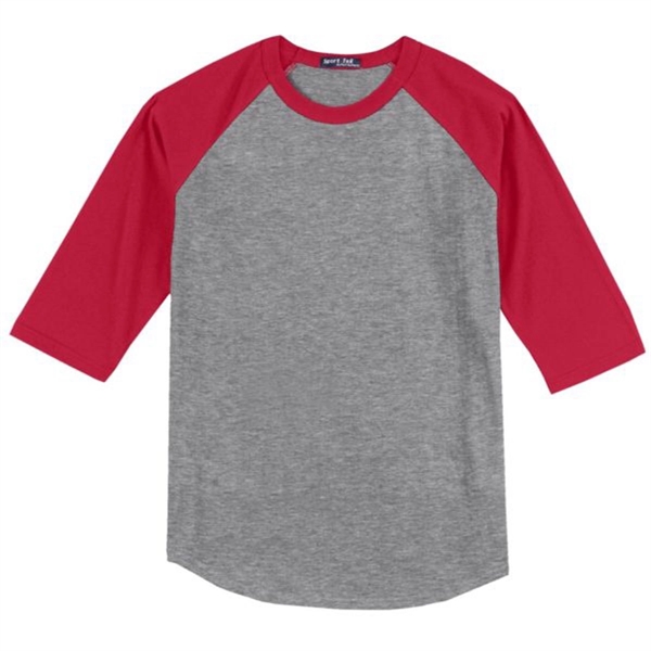 Sport-Tek Colorblock Raglan Jersey - Dark/All - Sport-Tek Colorblock Raglan Jersey - Dark/All - Image 14 of 18