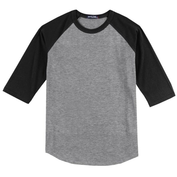 Sport-Tek Colorblock Raglan Jersey - Dark/All - Sport-Tek Colorblock Raglan Jersey - Dark/All - Image 17 of 18
