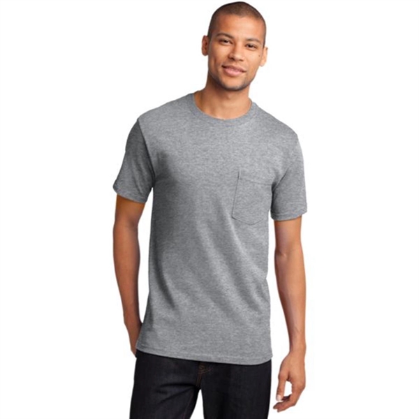 Port & Company Essential T-Shirt - Light/Heather - Port & Company Essential T-Shirt - Light/Heather - Image 3 of 3