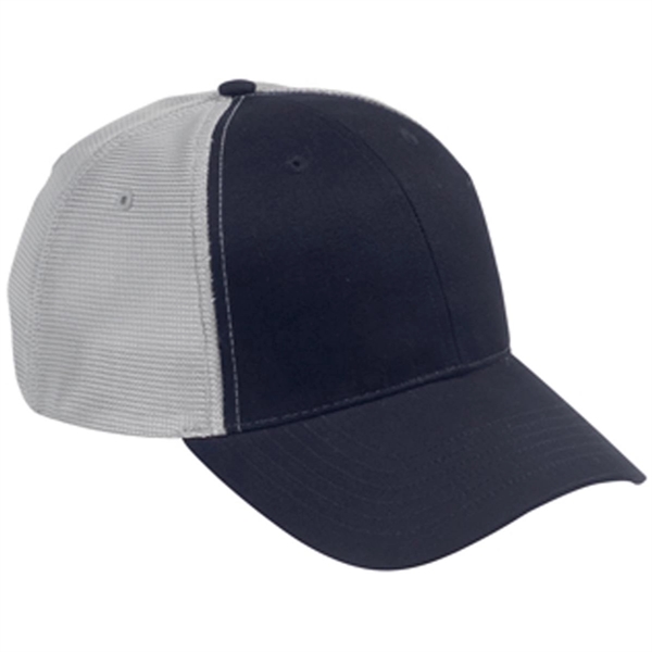 Big Accessories Old School Baseball Cap with Technical Mesh - Big Accessories Old School Baseball Cap with Technical Mesh - Image 3 of 3