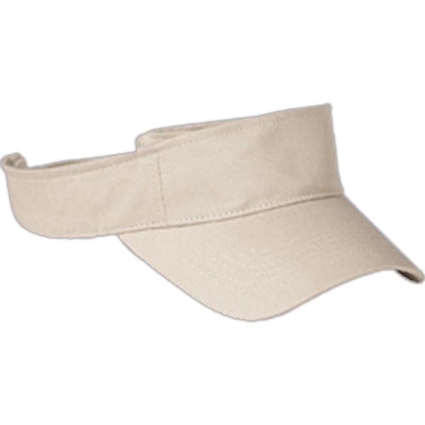 Big Accessories Cotton Twill Visor - Dark/All - Big Accessories Cotton Twill Visor - Dark/All - Image 2 of 6