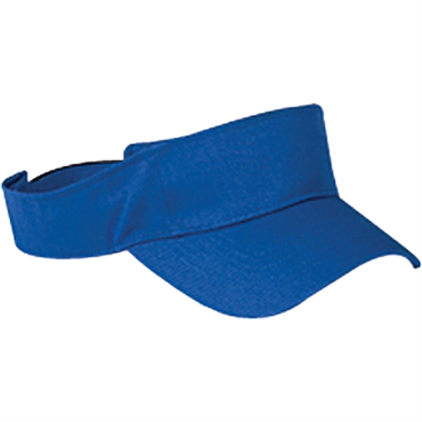 Big Accessories Cotton Twill Visor - Dark/All - Big Accessories Cotton Twill Visor - Dark/All - Image 5 of 6