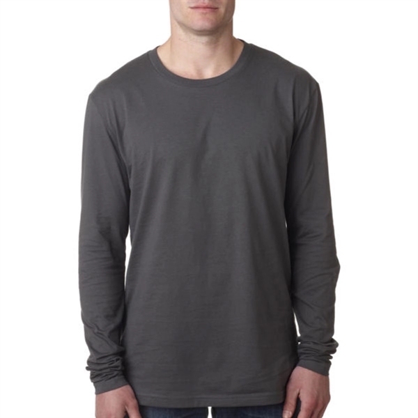 Next Level Men's Cotton Long-Sleeve Crew - Next Level Men's Cotton Long-Sleeve Crew - Image 5 of 12