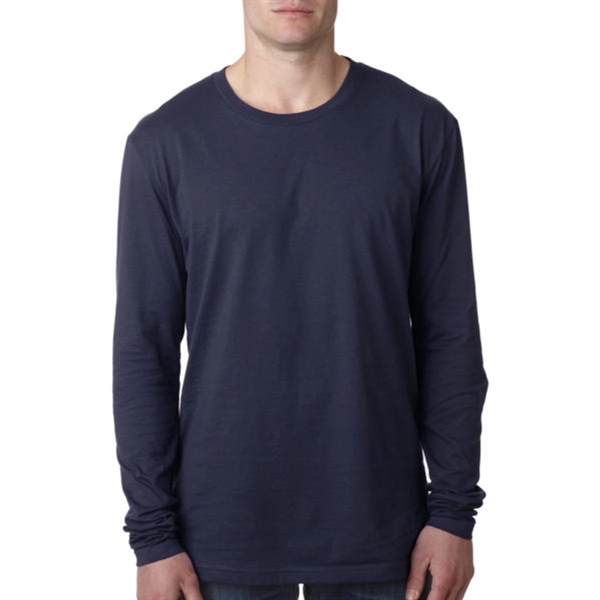 Next Level Men's Cotton Long-Sleeve Crew - Next Level Men's Cotton Long-Sleeve Crew - Image 6 of 12