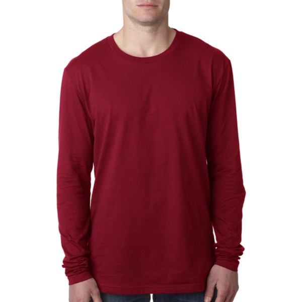 Next Level Men's Cotton Long-Sleeve Crew - Next Level Men's Cotton Long-Sleeve Crew - Image 7 of 12