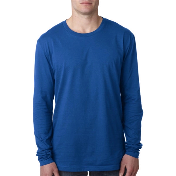 Next Level Men's Cotton Long-Sleeve Crew - Next Level Men's Cotton Long-Sleeve Crew - Image 11 of 12