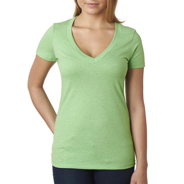 Next Level Women's CVC Deep V-Neck Tee - Next Level Women's CVC Deep V-Neck Tee - Image 1 of 31