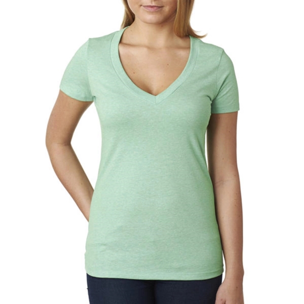 Next Level Women's CVC Deep V-Neck Tee - Next Level Women's CVC Deep V-Neck Tee - Image 31 of 31