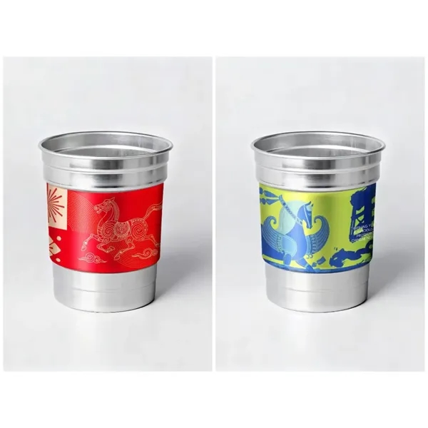 Aluminum Cup 16.9 Ounce Reusable Party Cup - Aluminum Cup 16.9 Ounce Reusable Party Cup - Image 0 of 2