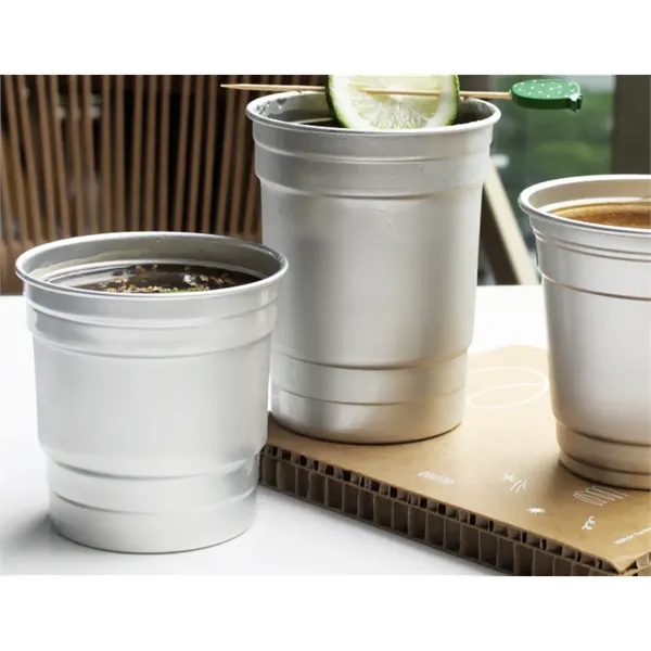 Aluminum Cup 16.9 Ounce Reusable Party Cup - Aluminum Cup 16.9 Ounce Reusable Party Cup - Image 1 of 2