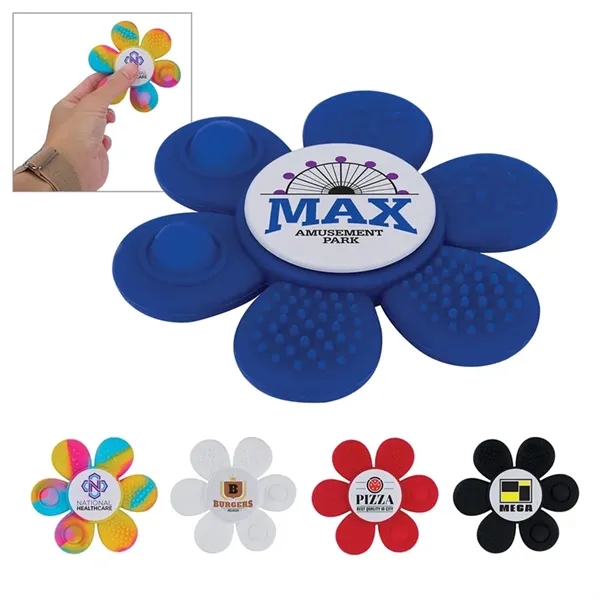 Fafa Flower-Shaped Tactile Fidget Spinner
