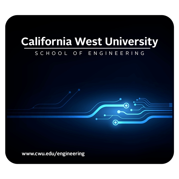 Rectangle Sublimated Soft Mouse Pad with 1/8" Backing