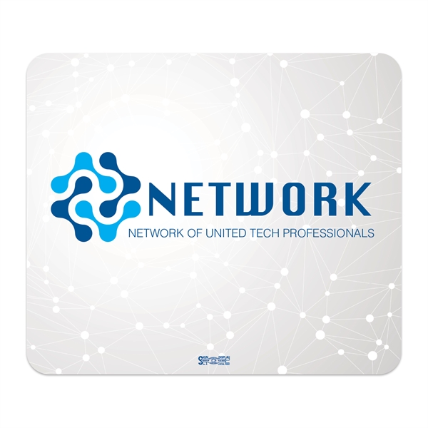 Rectangle Sublimated Soft Mouse Pad w/ 1/16" Rubber Backing