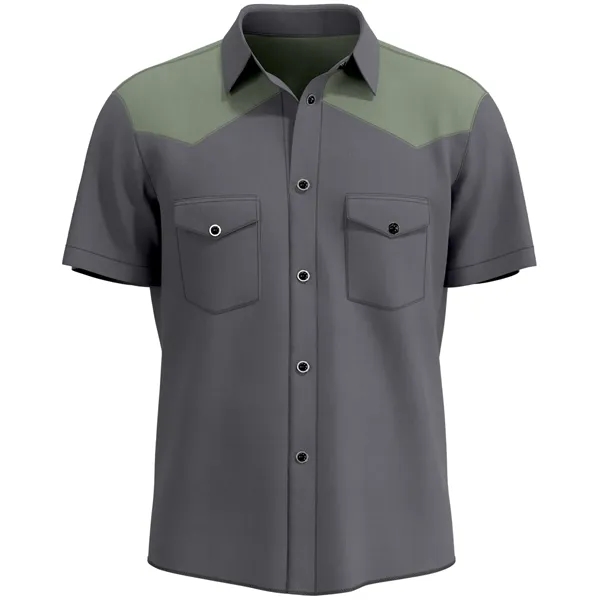 USA-Made Short Sleeve Western Shirt - USA-Made Short Sleeve Western Shirt - Image 10 of 14