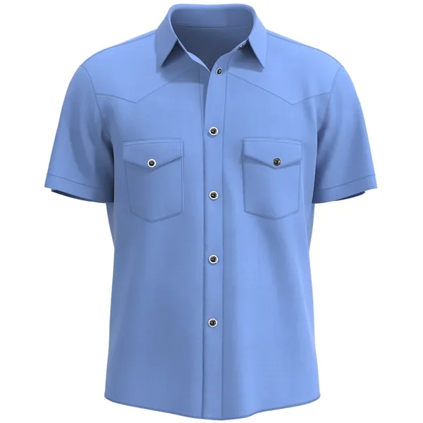USA-Made Short Sleeve Western Shirt - USA-Made Short Sleeve Western Shirt - Image 11 of 14