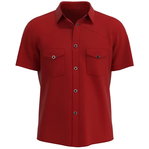 USA-Made Short Sleeve Western Shirt - USA-Made Short Sleeve Western Shirt - Image 13 of 14