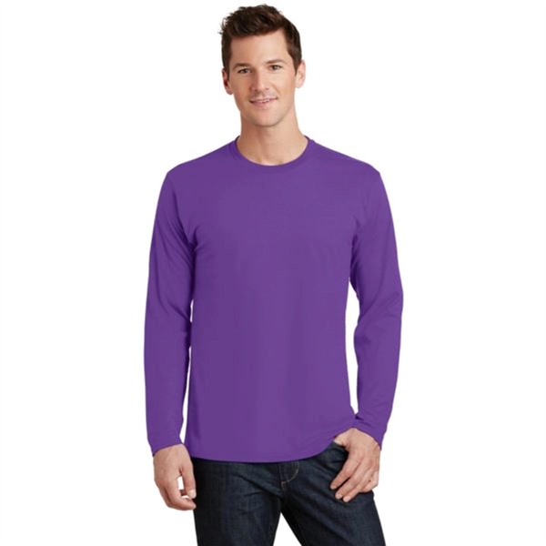 Port & Company Long Sleeve Fan Favorite Tee - Port & Company Long Sleeve Fan Favorite Tee - Image 10 of 19