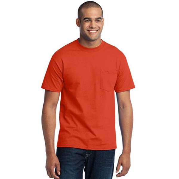 Port & Company Tall Core Blend Pocket Tee - Colors - Port & Company Tall Core Blend Pocket Tee - Colors - Image 2 of 16