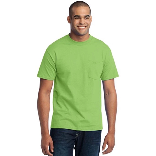 Port & Company Tall Core Blend Pocket Tee - Colors - Port & Company Tall Core Blend Pocket Tee - Colors - Image 5 of 16