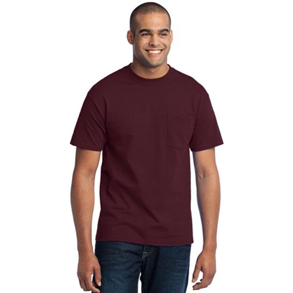 Port & Company Tall Core Blend Pocket Tee - Colors - Port & Company Tall Core Blend Pocket Tee - Colors - Image 6 of 16