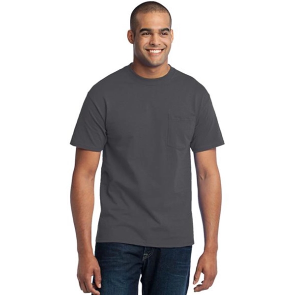Port & Company Tall Core Blend Pocket Tee - Colors - Port & Company Tall Core Blend Pocket Tee - Colors - Image 7 of 16