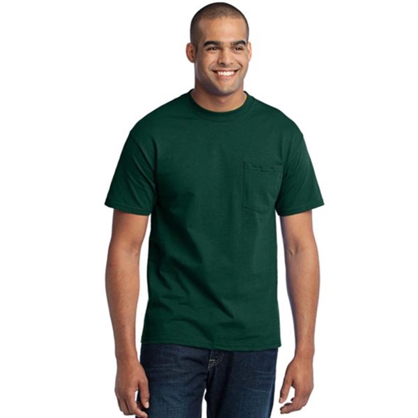Port & Company Tall Core Blend Pocket Tee - Colors - Port & Company Tall Core Blend Pocket Tee - Colors - Image 8 of 16