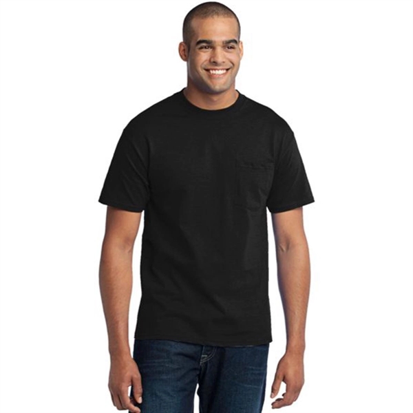 Port & Company Tall Core Blend Pocket Tee - Colors - Port & Company Tall Core Blend Pocket Tee - Colors - Image 10 of 16
