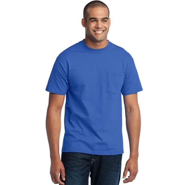 Port & Company Tall Core Blend Pocket Tee - Colors - Port & Company Tall Core Blend Pocket Tee - Colors - Image 11 of 16