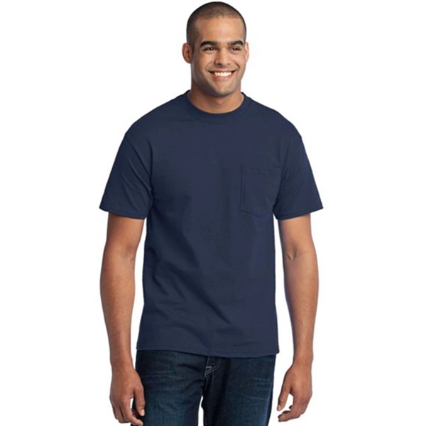 Port & Company Tall Core Blend Pocket Tee - Colors - Port & Company Tall Core Blend Pocket Tee - Colors - Image 16 of 16