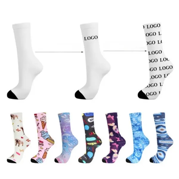 Apparel Trendy Crew Socks Patterned Casual Knit Hosiery Wear - Apparel Trendy Crew Socks Patterned Casual Knit Hosiery Wear - Image 0 of 4