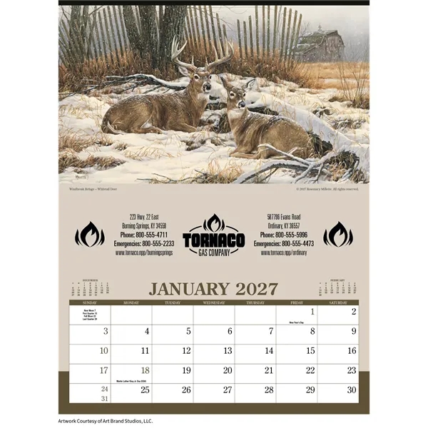 Triumph® Calendars Wildlife Art Calendar - Triumph® Calendars Wildlife Art Calendar - Image 3 of 5