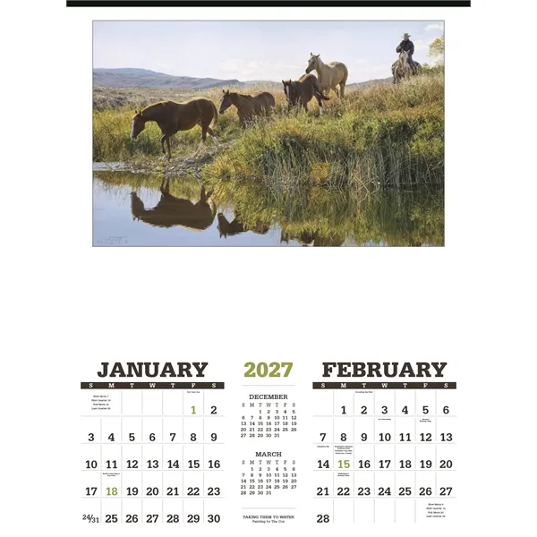 Triumph® Calendars American West by Tim Cox Calendar - Triumph® Calendars American West by Tim Cox Calendar - Image 5 of 5
