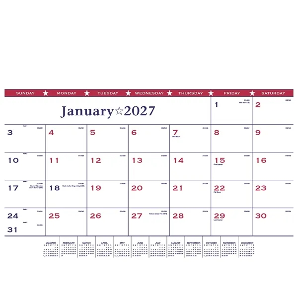 Triumph® Calendars Patriotic Desk Pad - Triumph® Calendars Patriotic Desk Pad - Image 3 of 3