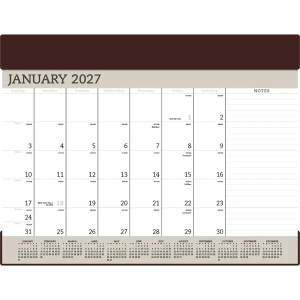Triumph® Calendars Vinyl Desk Pad - Triumph® Calendars Vinyl Desk Pad - Image 9 of 12