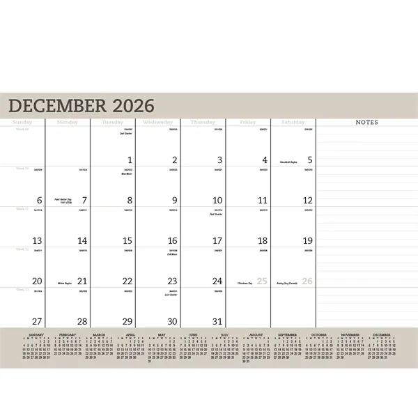 Triumph® Calendars Vinyl Desk Pad - Triumph® Calendars Vinyl Desk Pad - Image 10 of 12