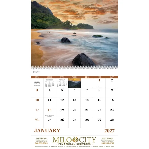 Good Value™ Landscapes of America - Spiral Calendar - Good Value™ Landscapes of America - Spiral Calendar - Image 9 of 11