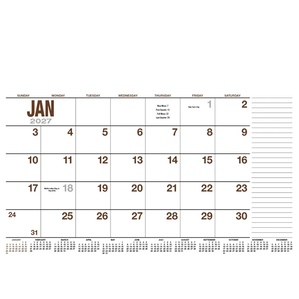 Products 13-Month Desk Pad Calendar - Products 13-Month Desk Pad Calendar - Image 21 of 35