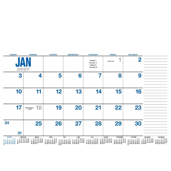 Products 13-Month Desk Pad Calendar - Products 13-Month Desk Pad Calendar - Image 27 of 35