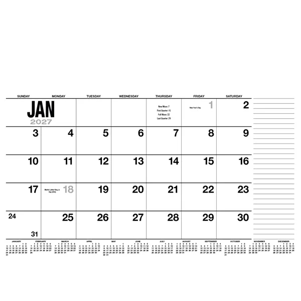 Products 13-Month Desk Pad Calendar - Products 13-Month Desk Pad Calendar - Image 33 of 35
