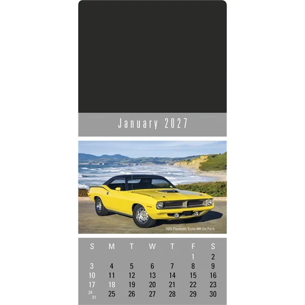 Triumph® Calendars Press-N-Stick Cruisin' Cars Calendar - Triumph® Calendars Press-N-Stick Cruisin' Cars Calendar - Image 5 of 5